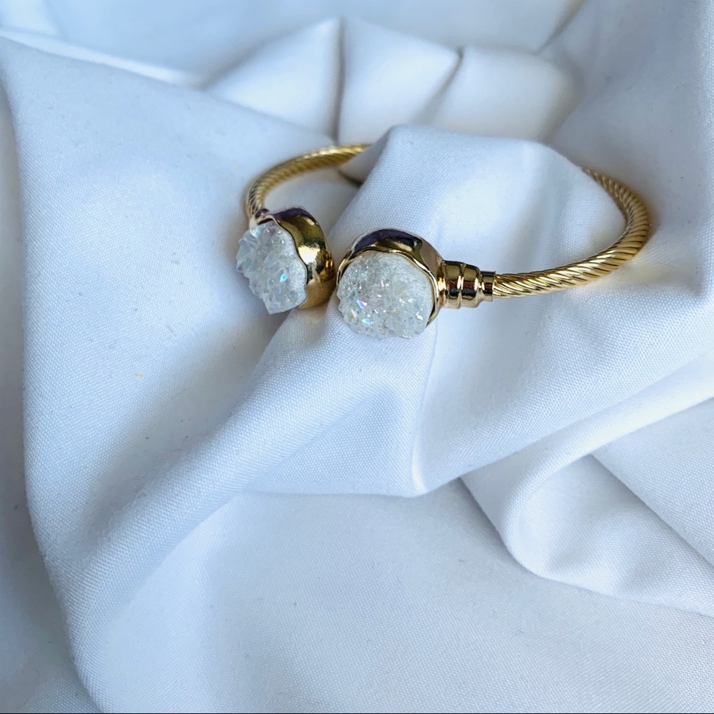 Druzy Cuff Bracelet